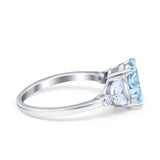 Art Deco Oval Natural Stone Wedding Ring