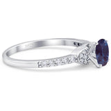 Art Deco Round Natural Stone Ring