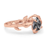 Pear Teardrop Leaf Vintage Style Ring