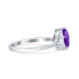 Pear Teardrop Vintage Style Ring