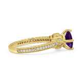Art Deco Round Vintage Style Ring