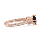 Art Deco Round Vintage Style Ring