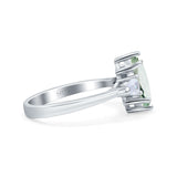 Three Stone Marquise Pear Trellis Ring