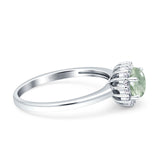 Art Deco Round Halo Vintage Ring