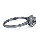 Art Deco Round Halo Vintage Ring
