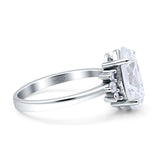 Art Deco Marquise Vintage Style Tapered Ring