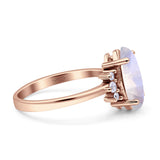 Art Deco Marquise Vintage Style Tapered Ring