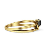 Moon Oxidized Ring