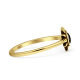Oxidized Sun Ring