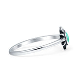 Oxidized Sun Ring