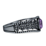 Oxidized Filigree Ring