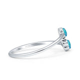 Oxidized Heart Ring