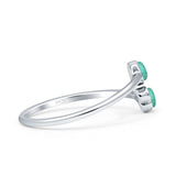 Oxidized Heart Ring