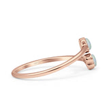Oxidized Heart Ring