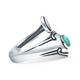 Oxidized Silver Spoon Oxidized Ring