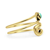 Oxidized Safety Pin Oxidized Ring