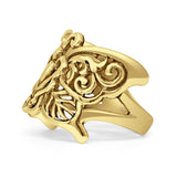Filigree Butterfly Rings