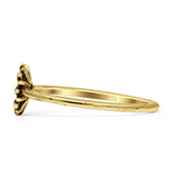  Oxidized Sunflower Ring