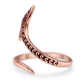  Oxidized Whale Tail Ring