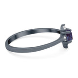 Minimalist Round Natural Stone Ring