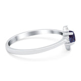 Minimalist Round Natural Stone Ring