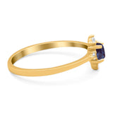 Minimalist Round Natural Stone Ring