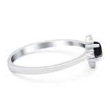 Minimalist Round Natural Stone Ring