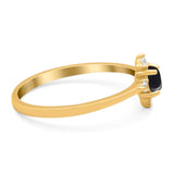 Minimalist Round Natural Stone Ring