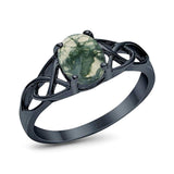 Oval Celtic Trinity Knot Ring