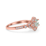 Art Deco Halo Engagement Ring