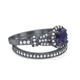 Art Deco Two Piece Bridal Ring