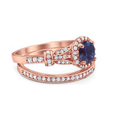 Art Deco Two Piece Bridal Ring