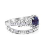 Art Deco Two Piece Bridal Ring