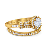 Art Deco Two Piece Bridal Ring