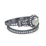 Art Deco Two Piece Bridal Ring