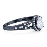 Vintage Style Oval Natural Stone Art Deco Ring