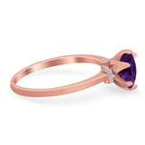 Art Deco Round Natural Stone Halo Ring