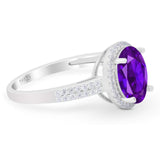 Art Deco Oval Natural Stone Wedding Ring