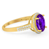 Art Deco Oval Natural Stone Wedding Ring