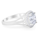 Art Deco Oval Natural Stone Filigree Ring