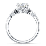 IGI Certified Round 3 Carat Lab Grown Diamond Floral Ring