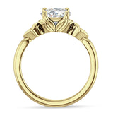 IGI Certified Round 3 Carat Lab Grown Diamond Floral Ring