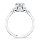 IGI Certified Round 2 Carat Lab Grown Diamond Trinity Ring