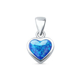  Heart Solitaire Pendant 