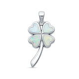 Plumeria Heart Pendant 