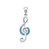 Musical Note Pendant Necklace