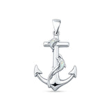  Anchor & Dolphin Pendant 