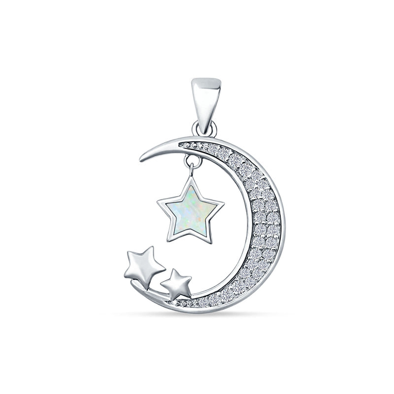  Moon & Stars Pendant 