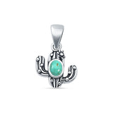 Cactus Pendant Necklace