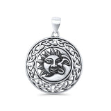  Celtic Sun & Moon Pendant Necklace